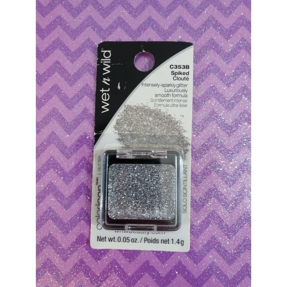 Wet n Wild Color Glitter Sparkle Silver Eyeshadow - Picture 1 of 2